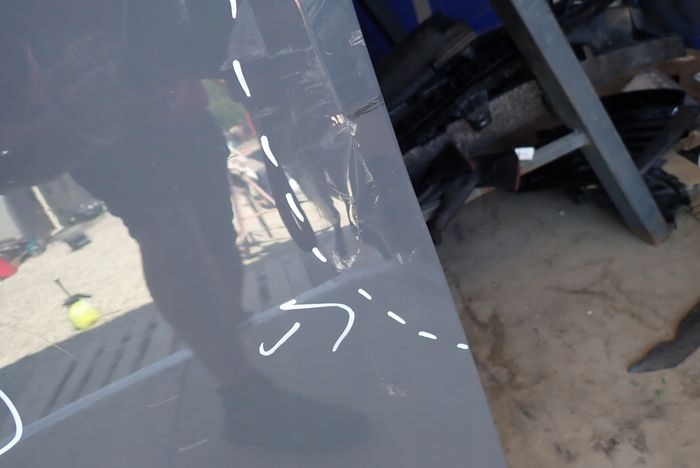 VW T7 7T0 21- door left rear. rear part sliding