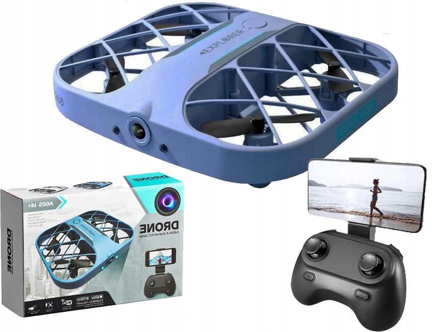 Dron Jjrc H107 Z Kamerą Hd Wifi Mocny Z Osłonami Odporny Na Uderzenia Rc