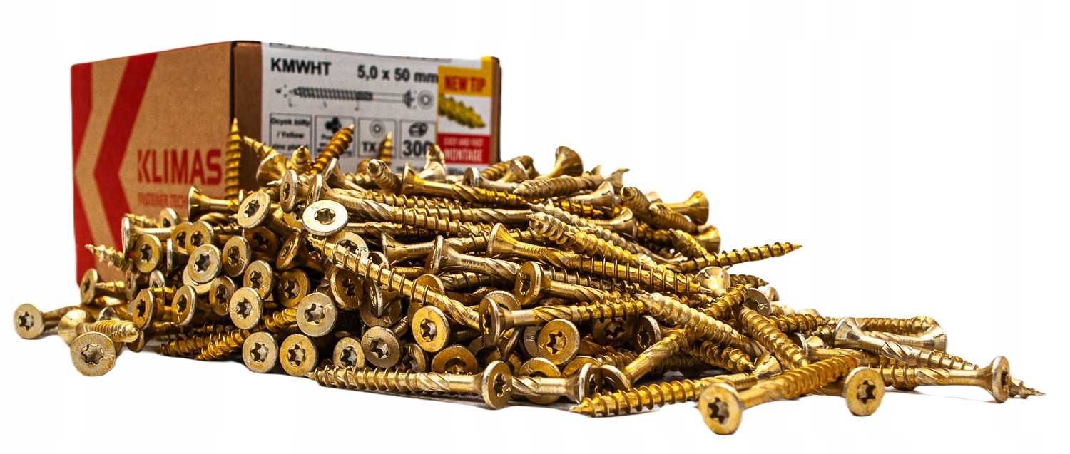 

Wkręty Ciesielskie do drewna 5x50mm Torx 300szt