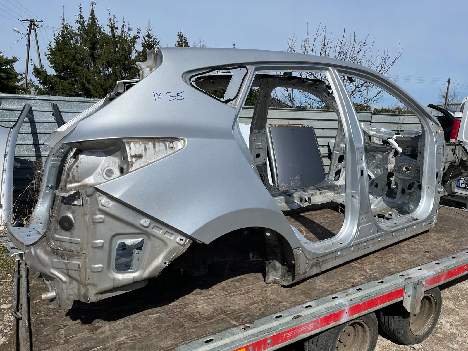 HYUNDAI IX35 LONGHERONE parafango Destra posteriore 2009