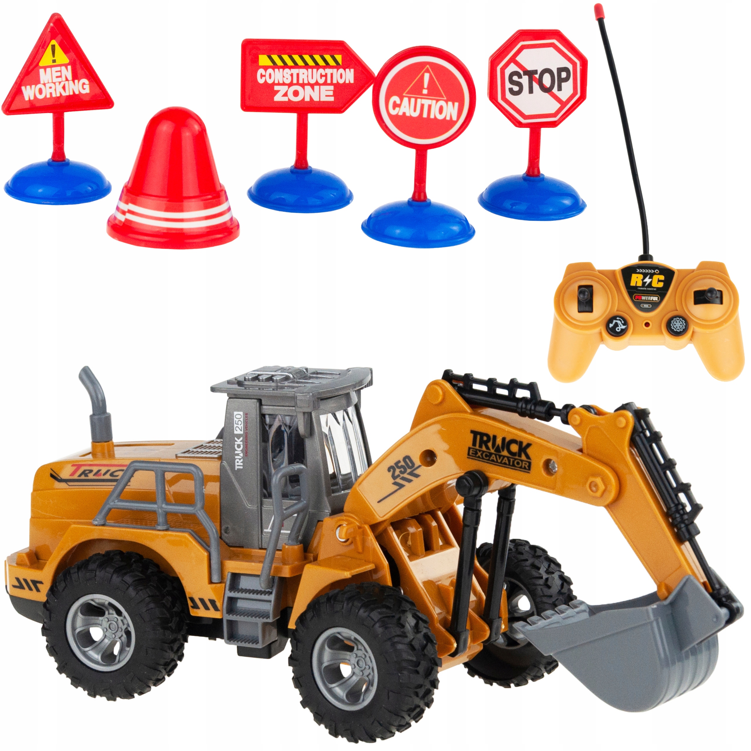 

Koparka Na Pilota Rc Z Pilotem Sterowana Znaki