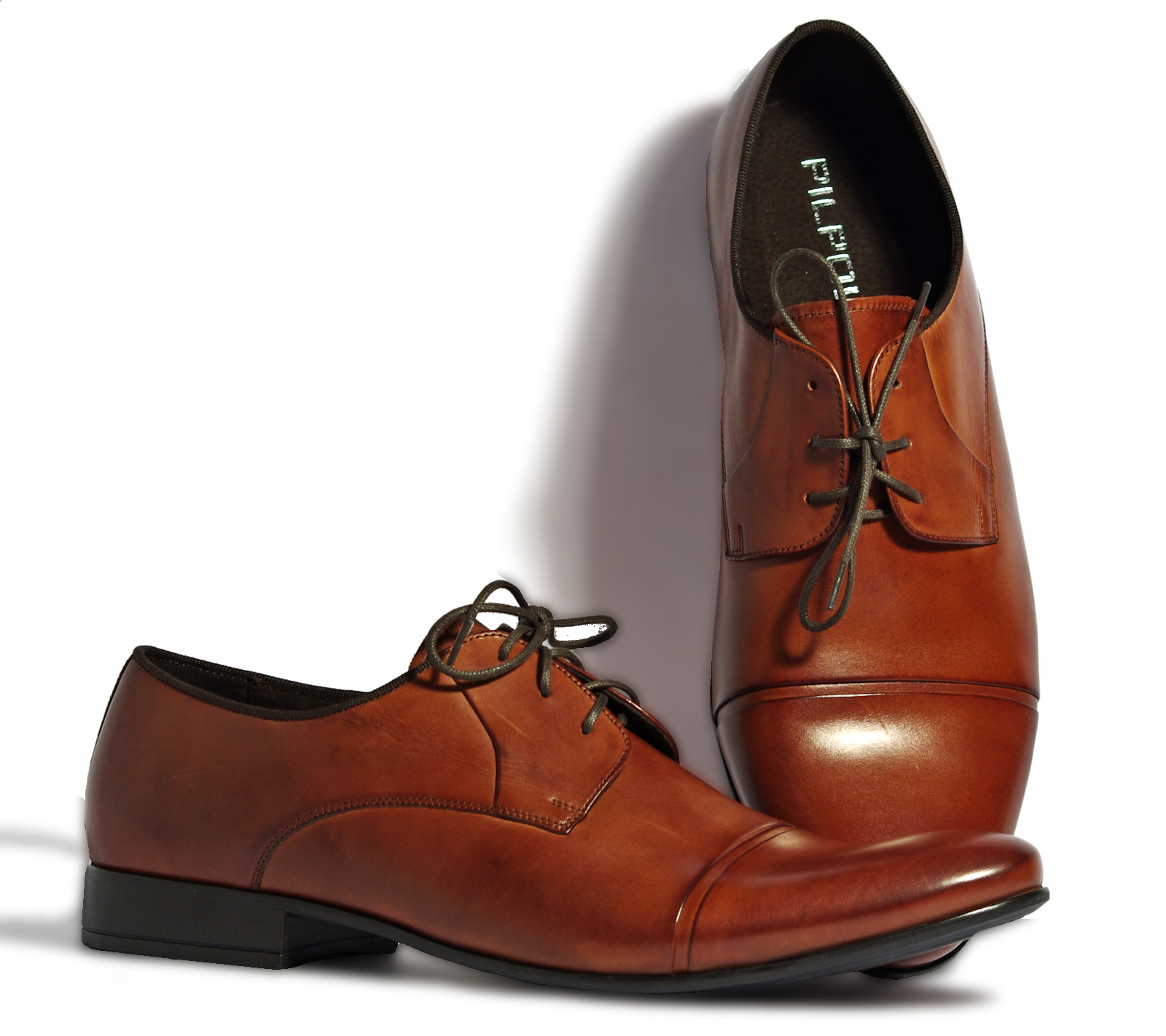 

Eleganckie wizytowe do garnituru Pilpol brązowe 41