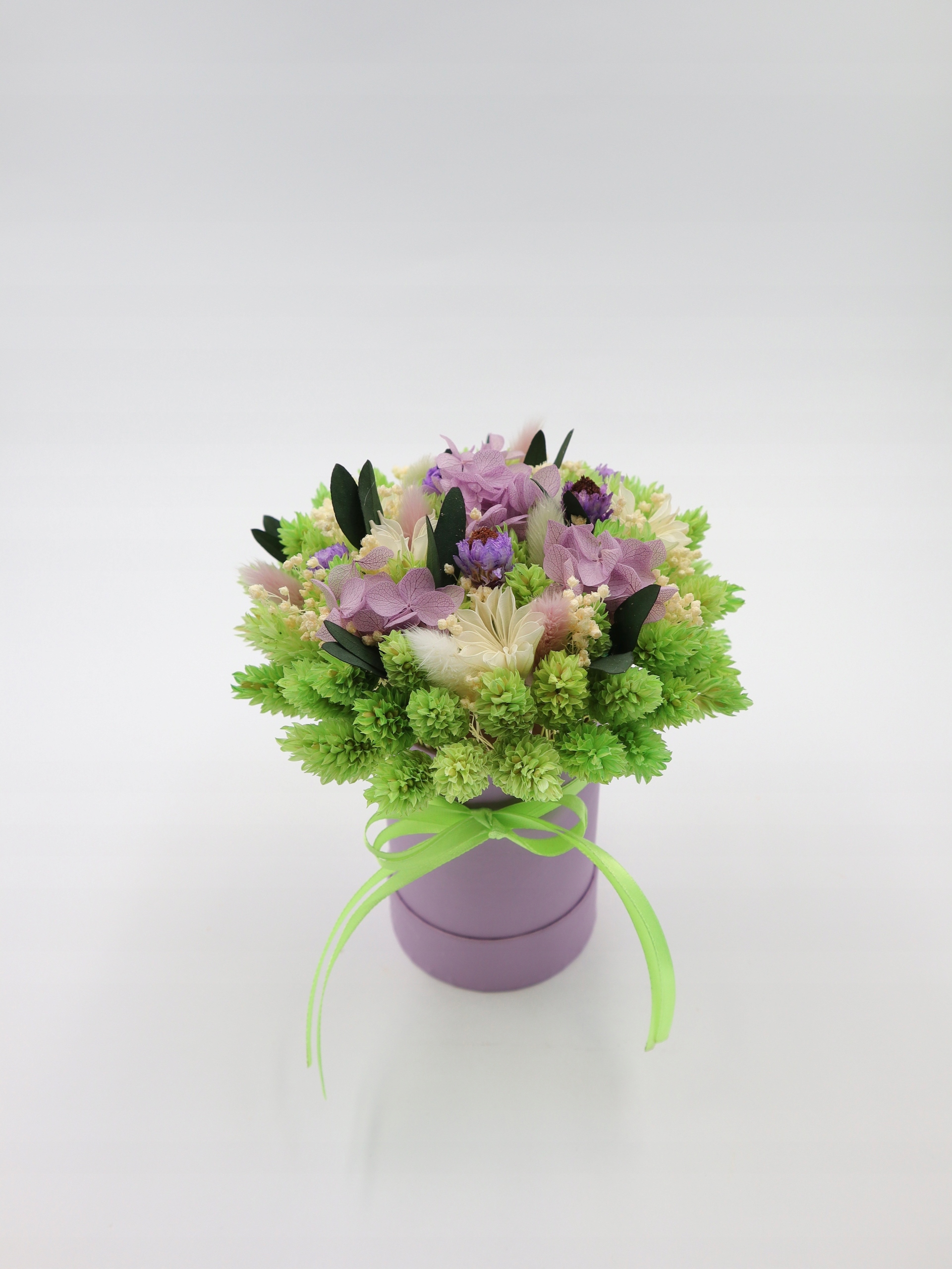 

Flowerbox z suszonych kwiatów i traw