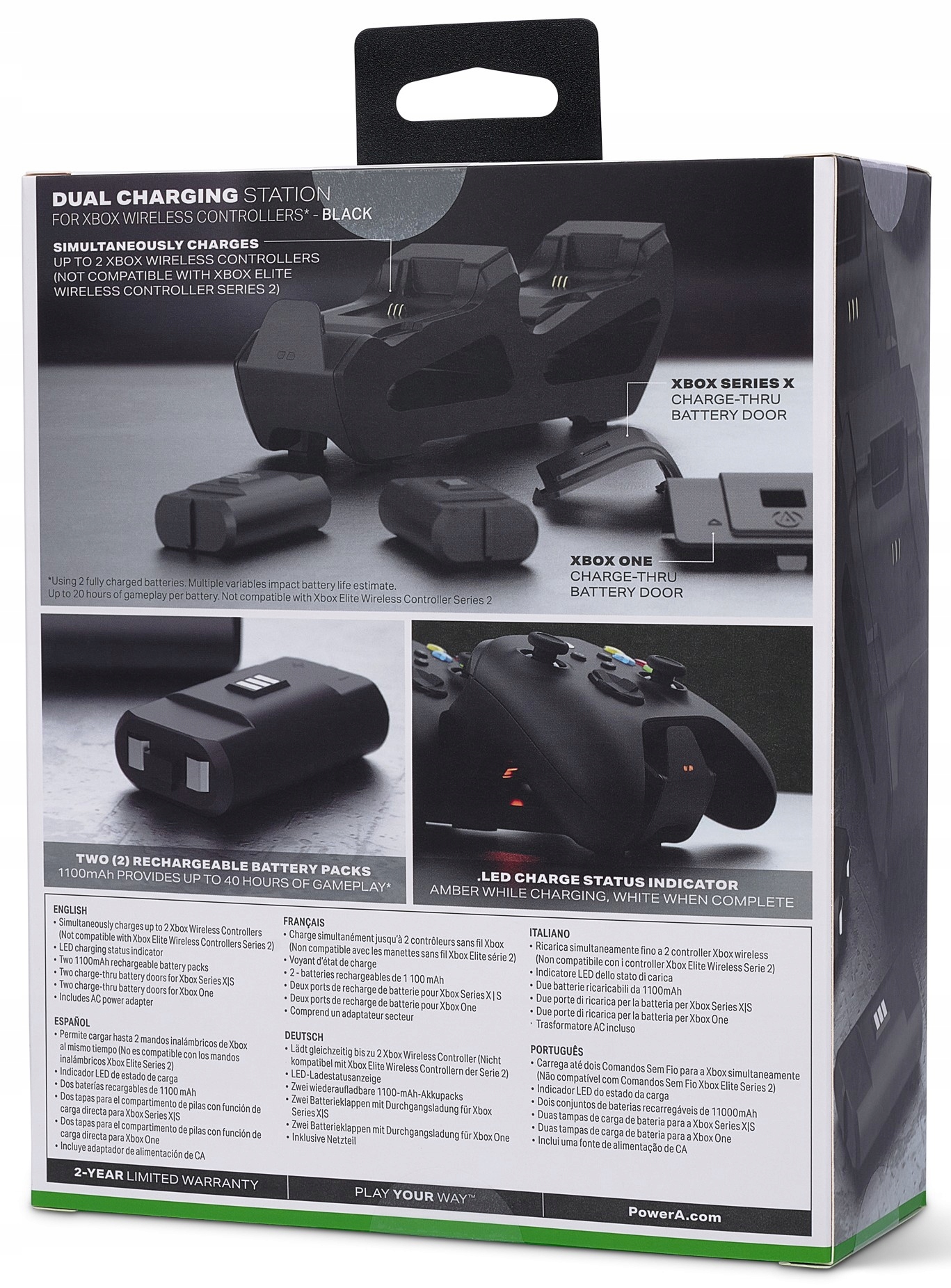 Ładowarka do padów DUO - czarna XBOX SERIES X|S|One - PowerA Producent Powera