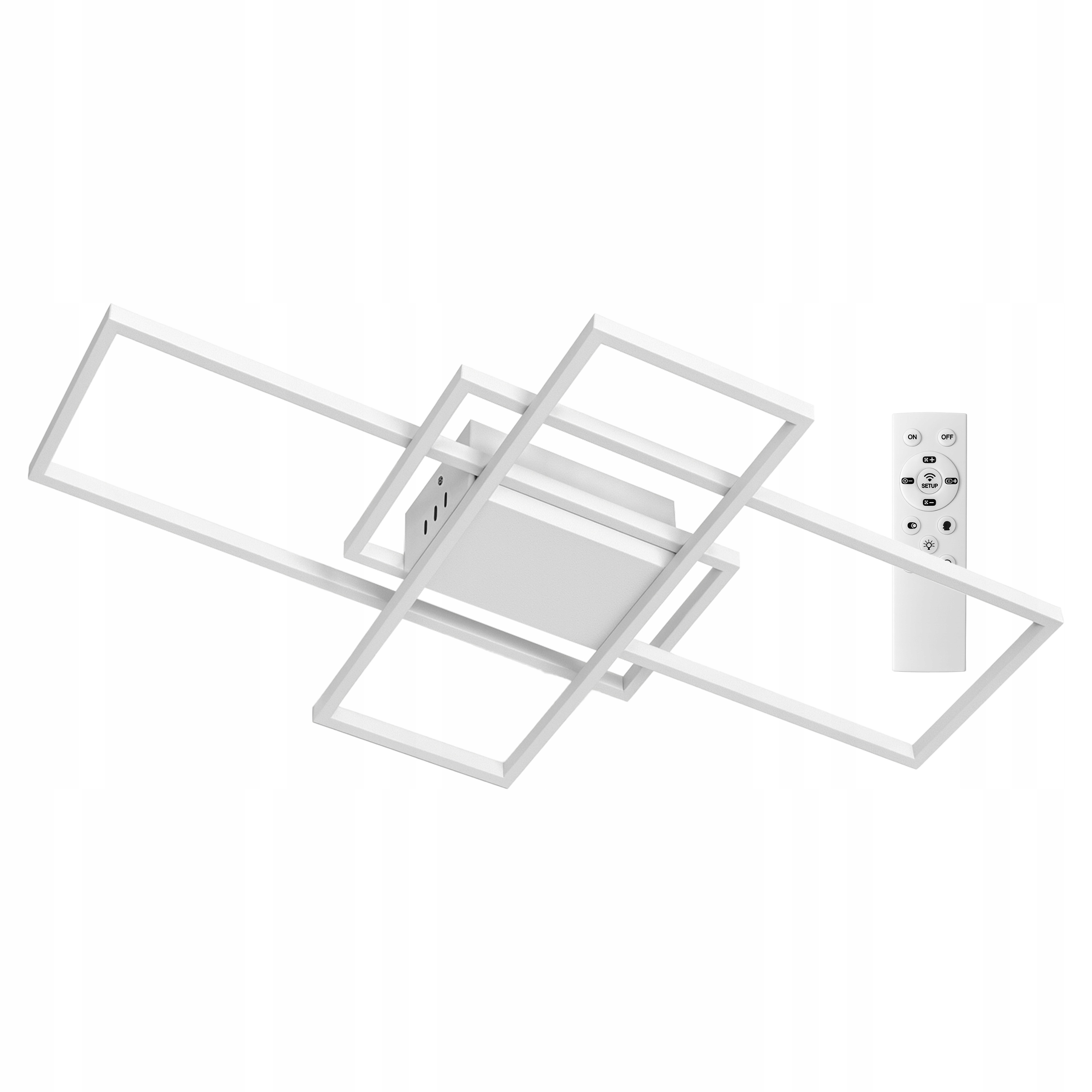 Stropná lampa luster stropné svietidlo Moderná Modern 120 W Biela Diaľkový Ovládač