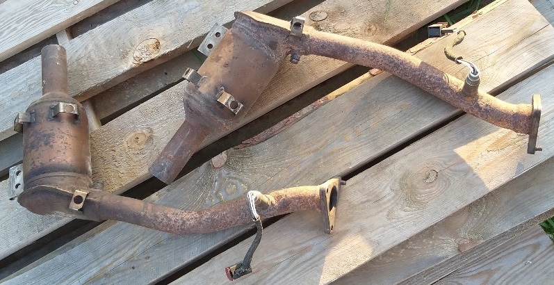 996.113.022.11 - Porsche Boxster 986 левый, правый - каталитический нейтрализатор