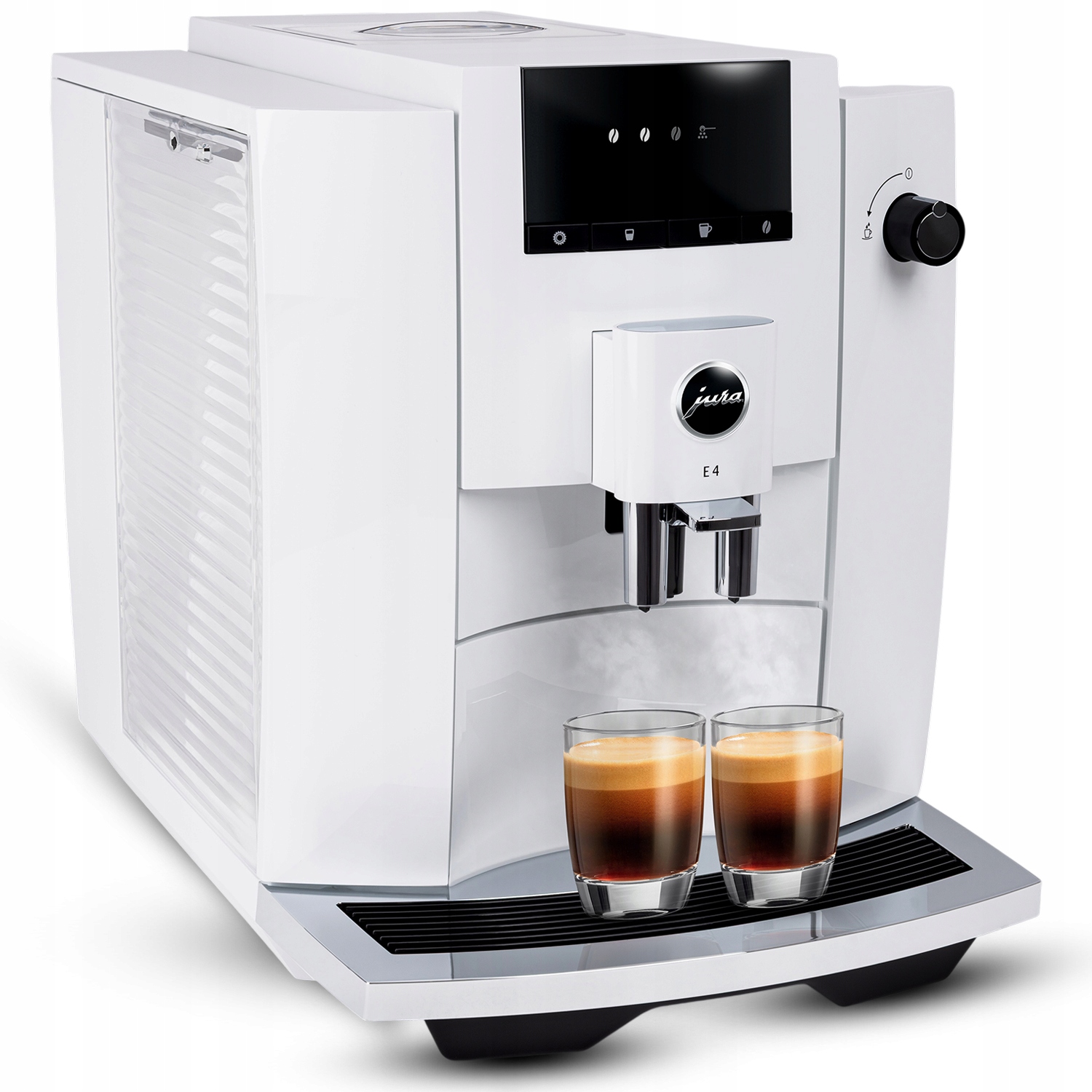 Kávovar na espresso Jura E4 Piano White (ea) 15433