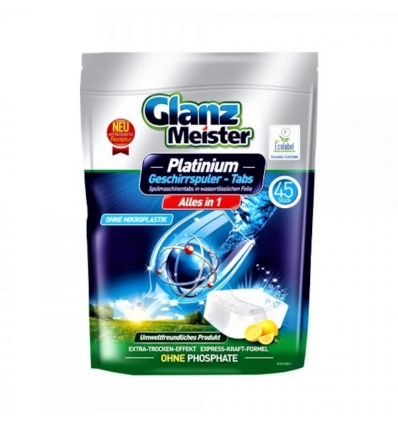 

Glanzmeister Platinum Tabletki do zmywarki 45szt.