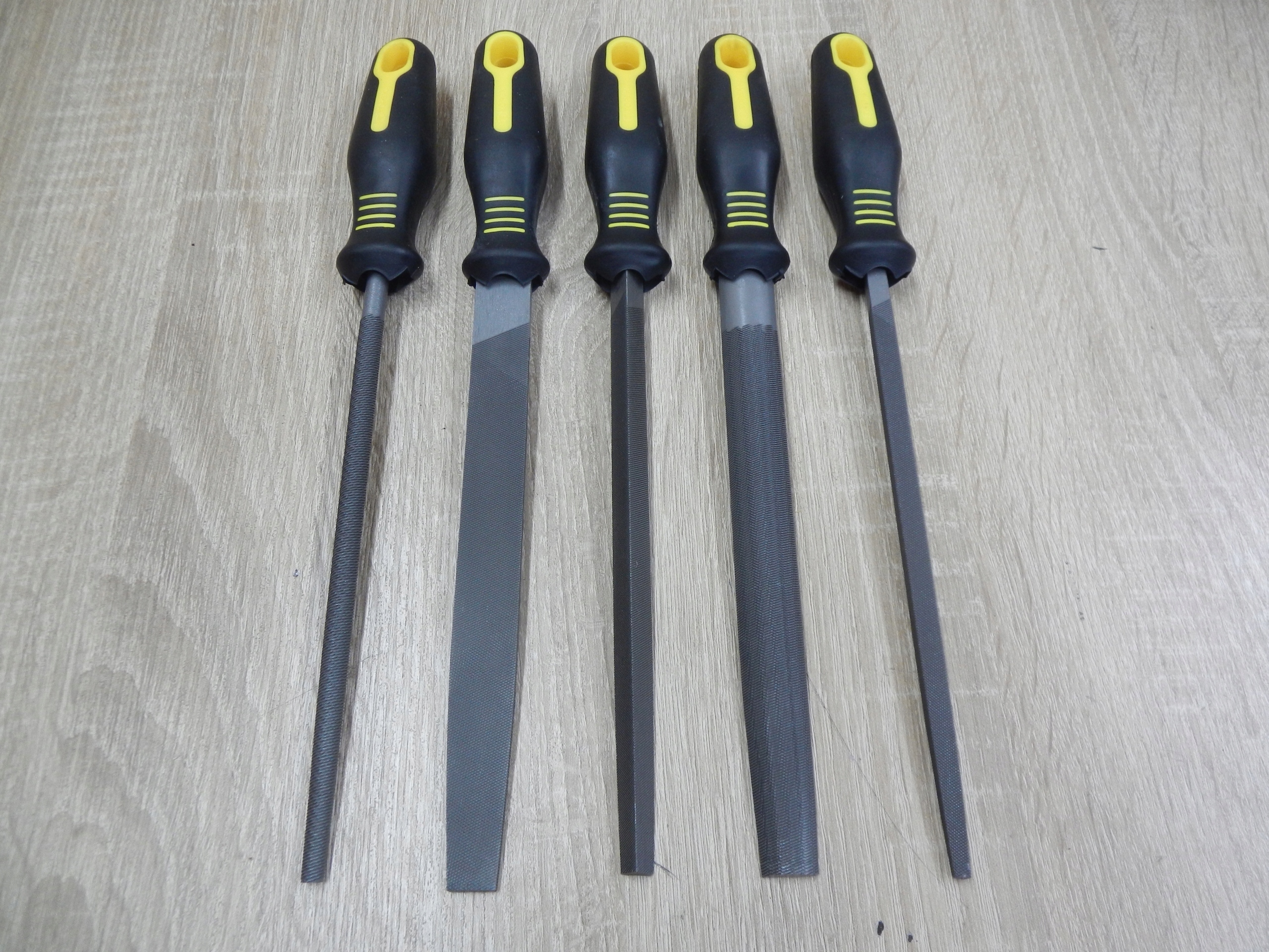 Pilniki do metalu Zestaw 5szt 200mm Stal T12 Kod producenta 95243