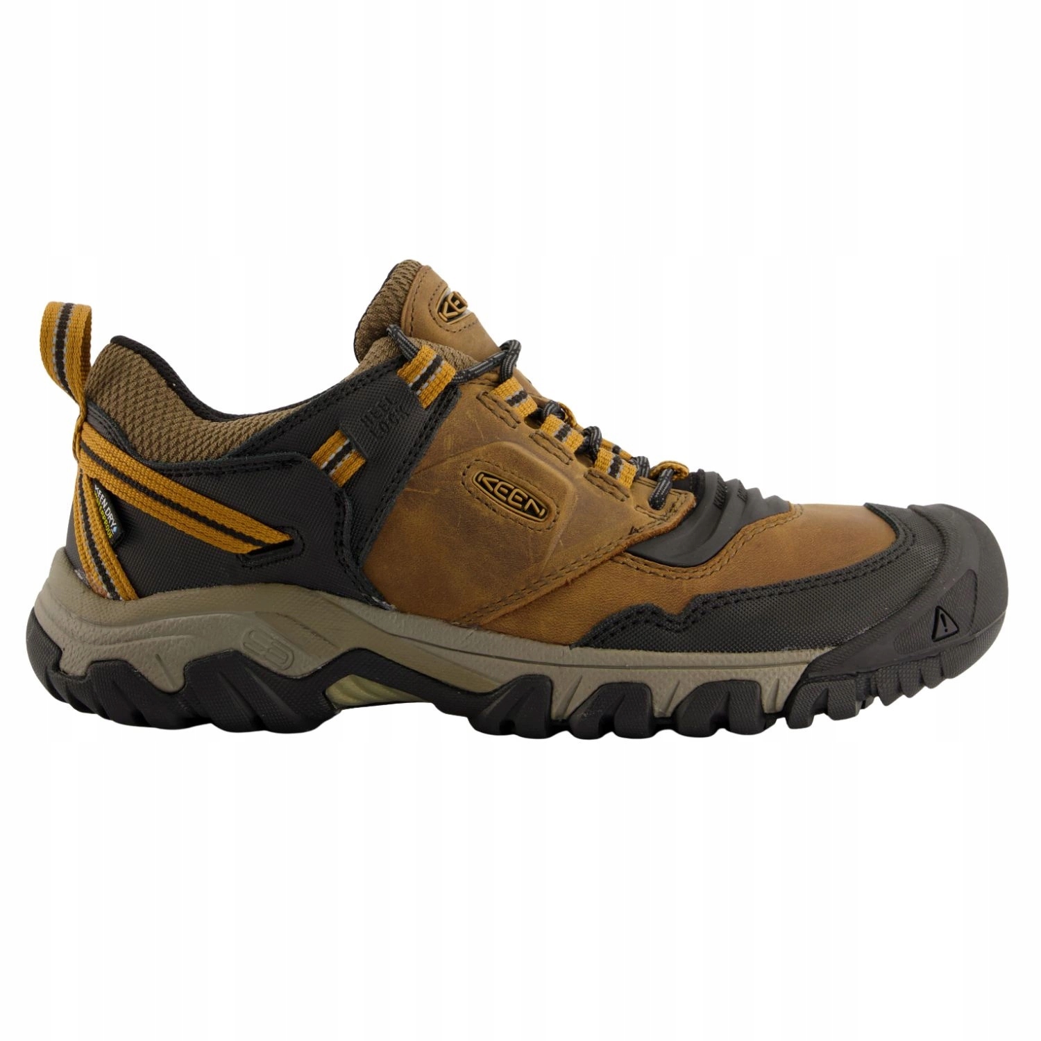 Buty trekkingowe męskie Keen Ridge Flex, kožené, sportovní, hnědé, vel. 40,5
