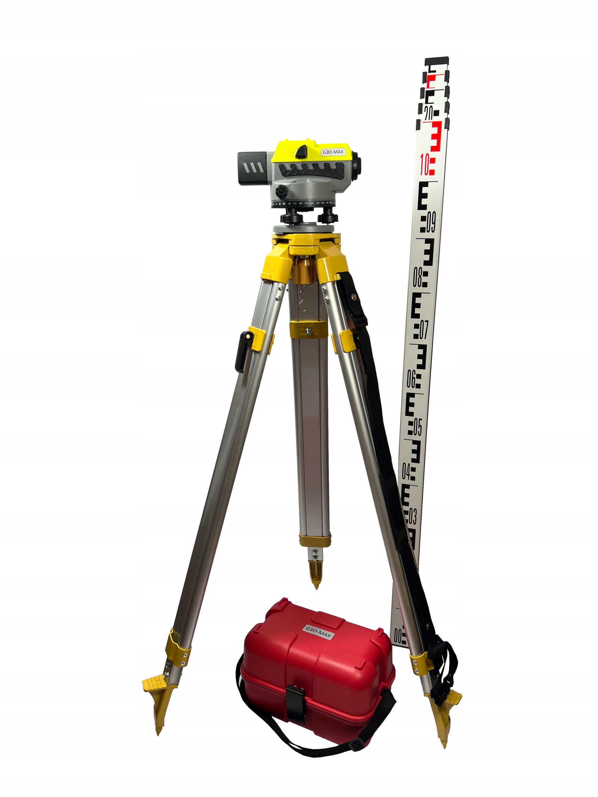 NIWELATOR optyczny GEO-MAX [LVL-AL36] + STATYW [TA03ZY] + ŁATA 5m [Ls5] EAN (GTIN) 5905515971874