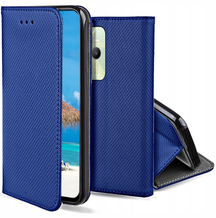 

Etui Magnetyczne Smart Do Realme C35 Szkło