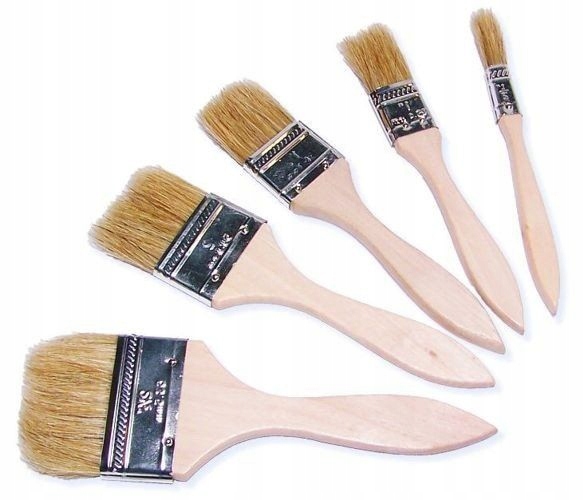 

Zestaw pędzli malarskich płaskie angielskie 5szt