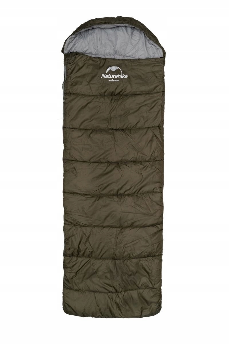 Naturehike Turistický spací pytel U250S NH20MSD07 zelený levý