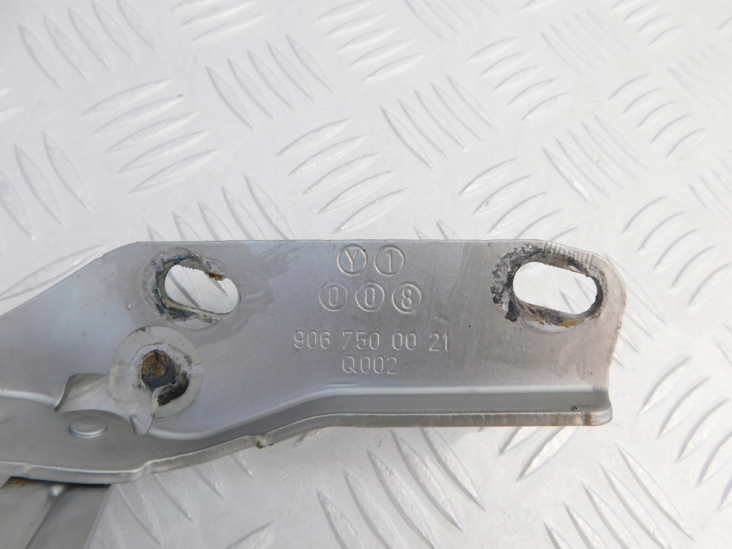 Sprinter 906 VW Crafter hinge - bonnet hinges KOMPLET 2 szt silver
