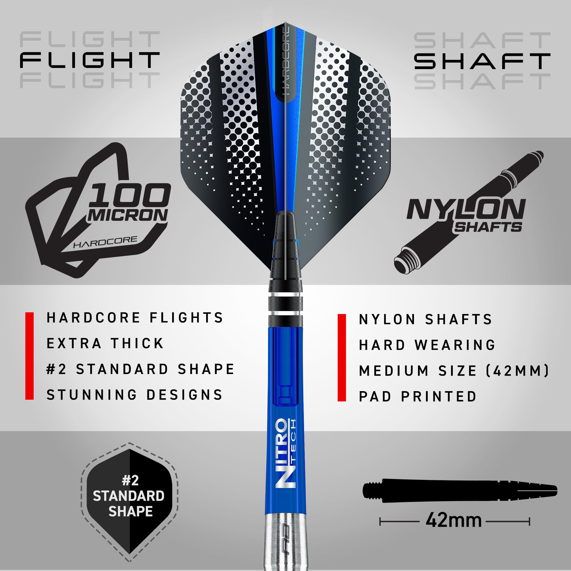RED DRAGON Razor Edge 24g Profesjonalne Rzutki Tungstenowe — miniatura 3