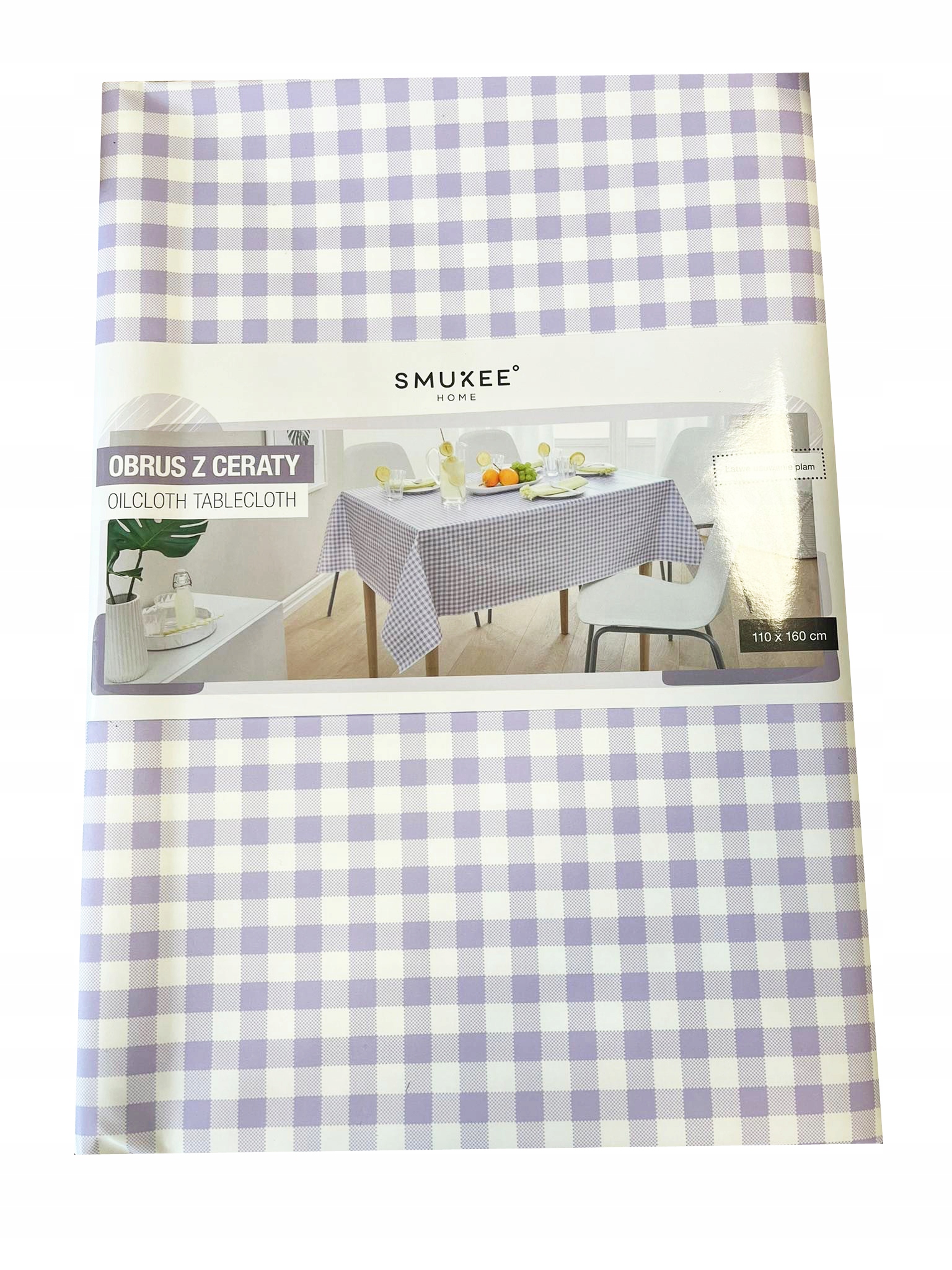 

Obrus plamoodporny z Ceraty cerata 160x110 Kratka