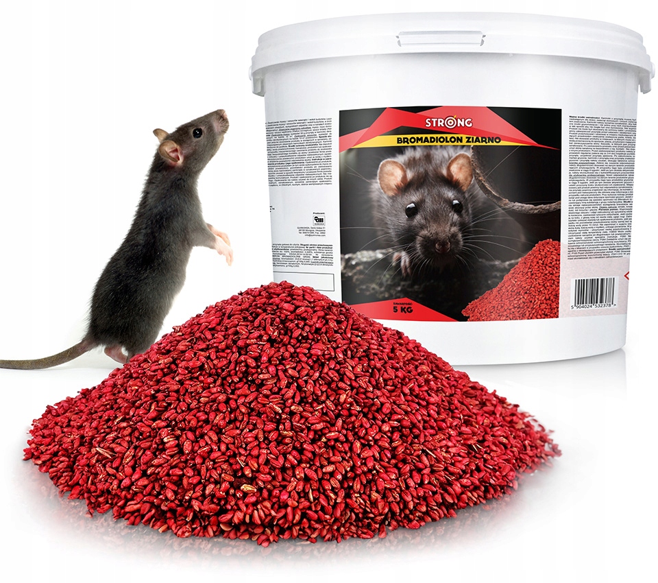 5KG Strong Zatrute Ziarno Przynęta Ultra Silna Trucizna Na Szczury I Myszy