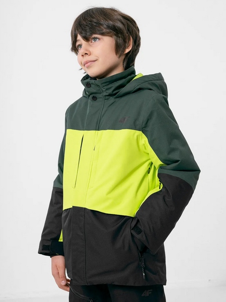 KURTKA CHŁOPIĘCA 4F NARCIARSKA ZIMOWA TERMOAKTYWNA