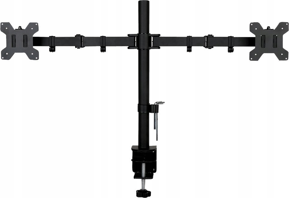 Art Uchwyt biurkowy na 2 monitory 13" 27" (L-02N)