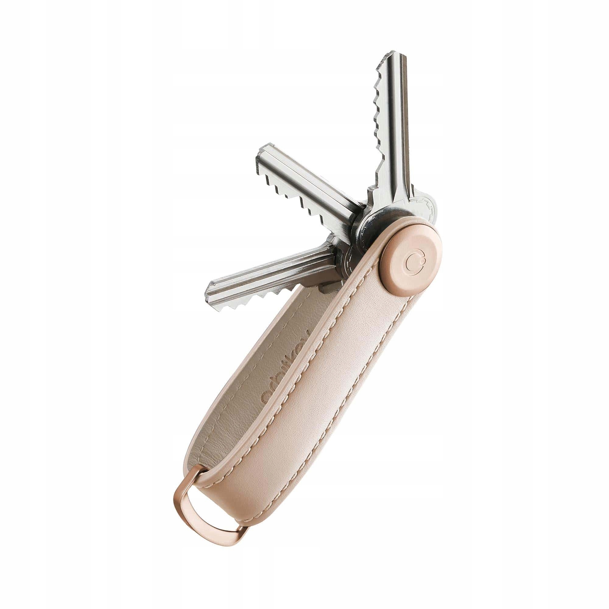 Orbitkey Kožený organizér na klíče Blush