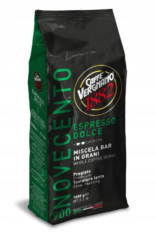 Káva zrnková Vergnano 900 Novecento Espresso 1 kg