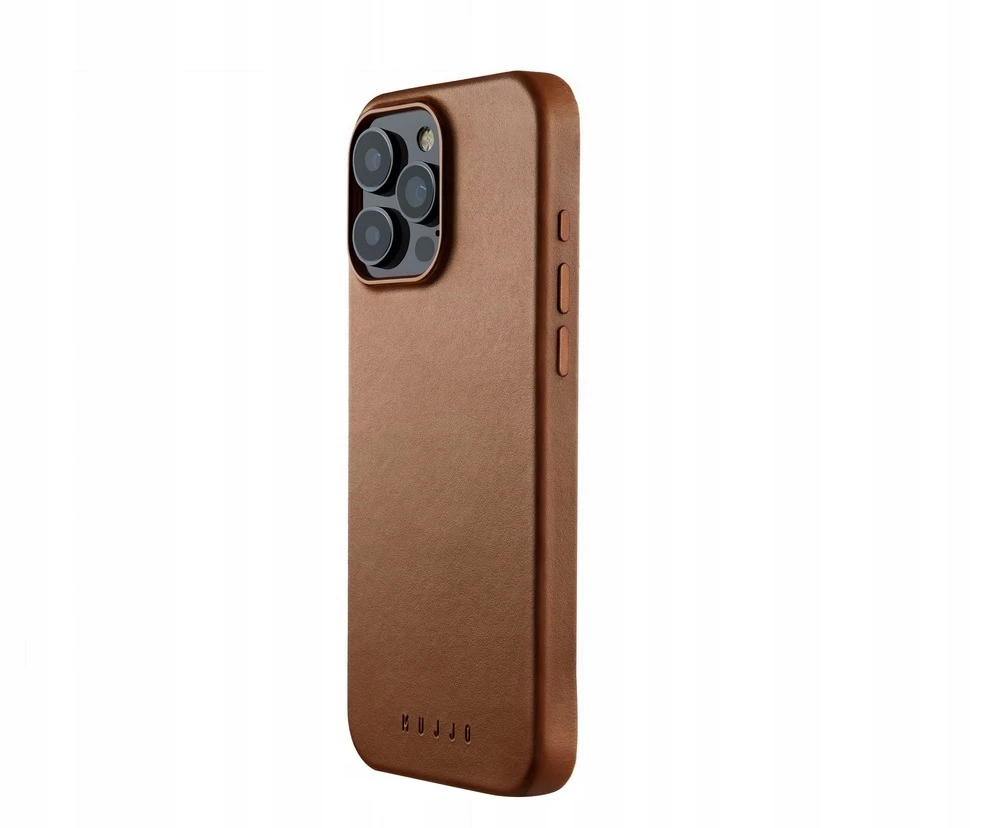 Mujjo Leather Case pouzdro kryt zadní kryt kožené iPhone 16 Pro Max MagSafe