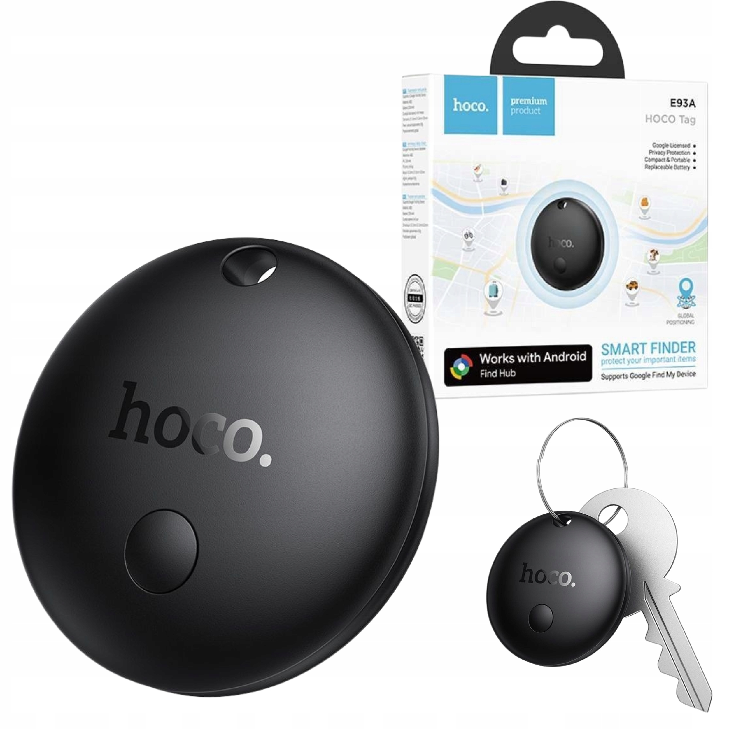 Hoco Lokalizator Google Find My Device Dla Android Do Auta Roweru Walizki