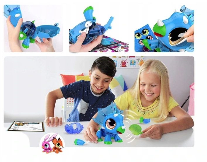 DINOZAUR ROBOT INTERAKTYWNY BUILD A BOT Bohater brak
