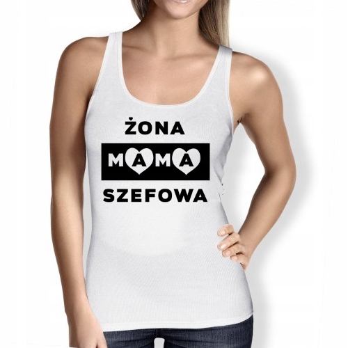 

Koszulka Damska Top Żona Mama Szefowa rozm L