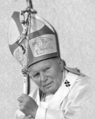 Diamond Painting Jan Pavel II Papež Náboženství Ježíš Kříž XXL Velký 80x100 cm