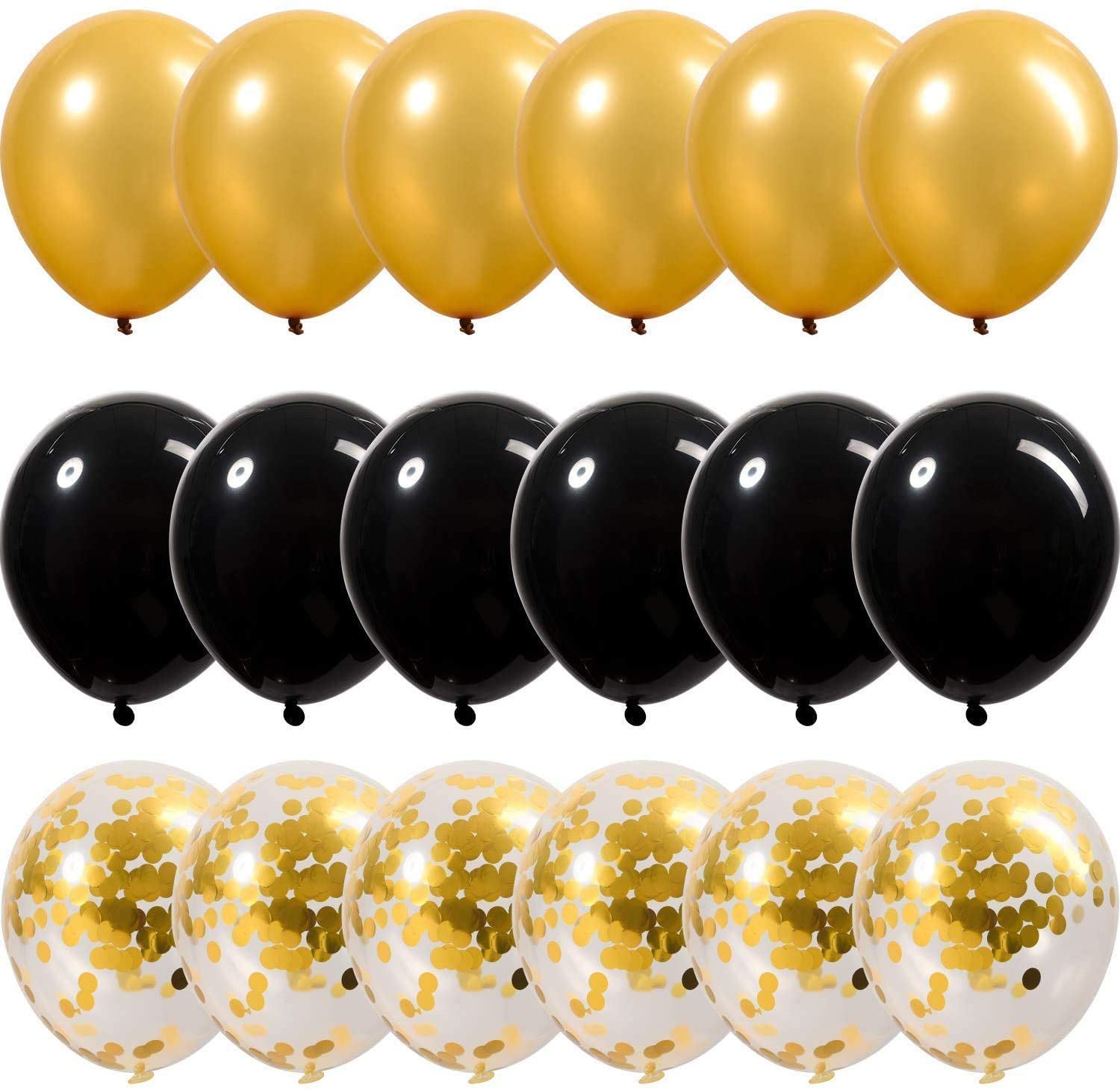 ZESTAW BALONY NA 18 URODZINY KONFETTI DEKORACJE Wypełnienie powietrze lub hel