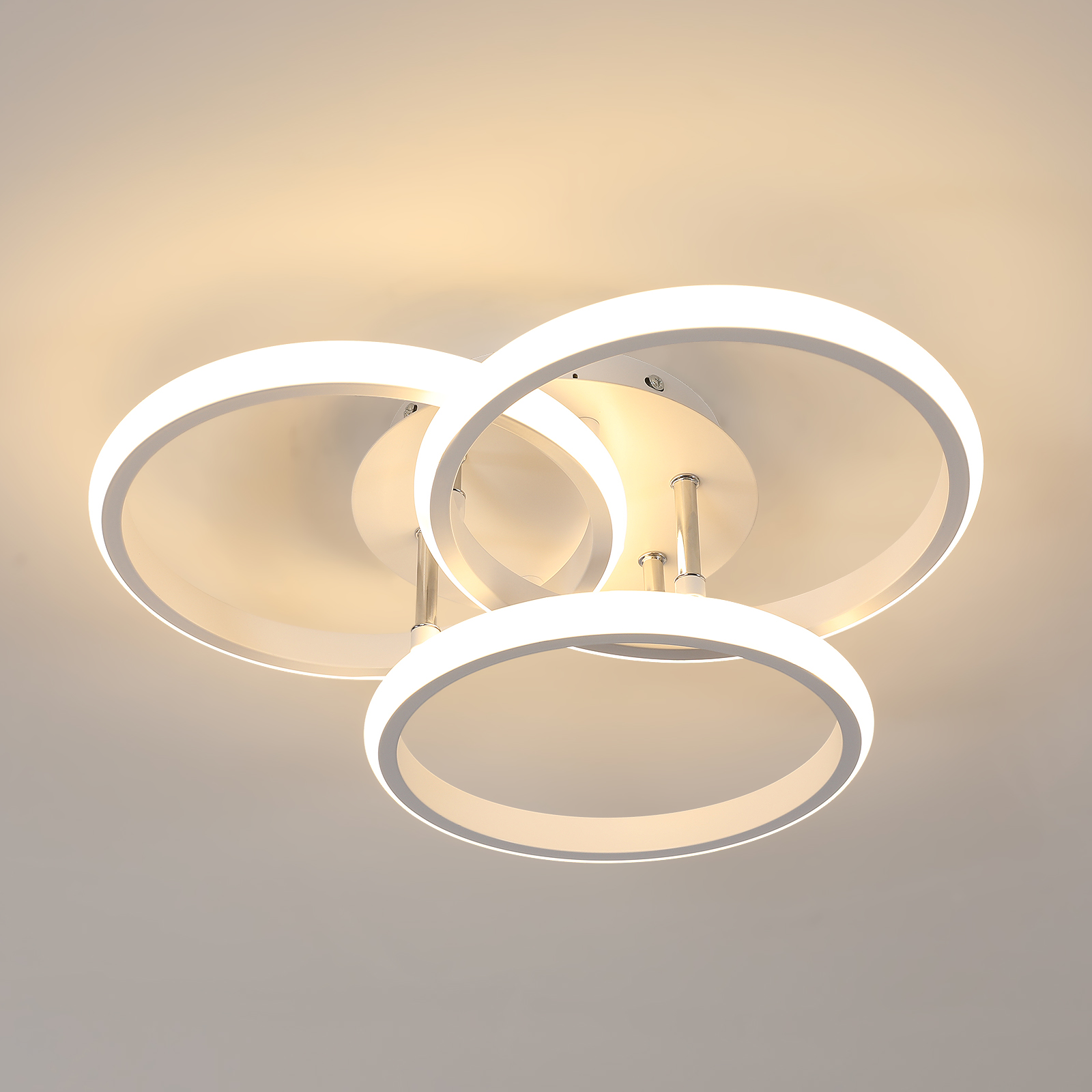 Lampa Sufitowa Wisząca Żyrandol Led Ring Nowoczesny 40W 3000K