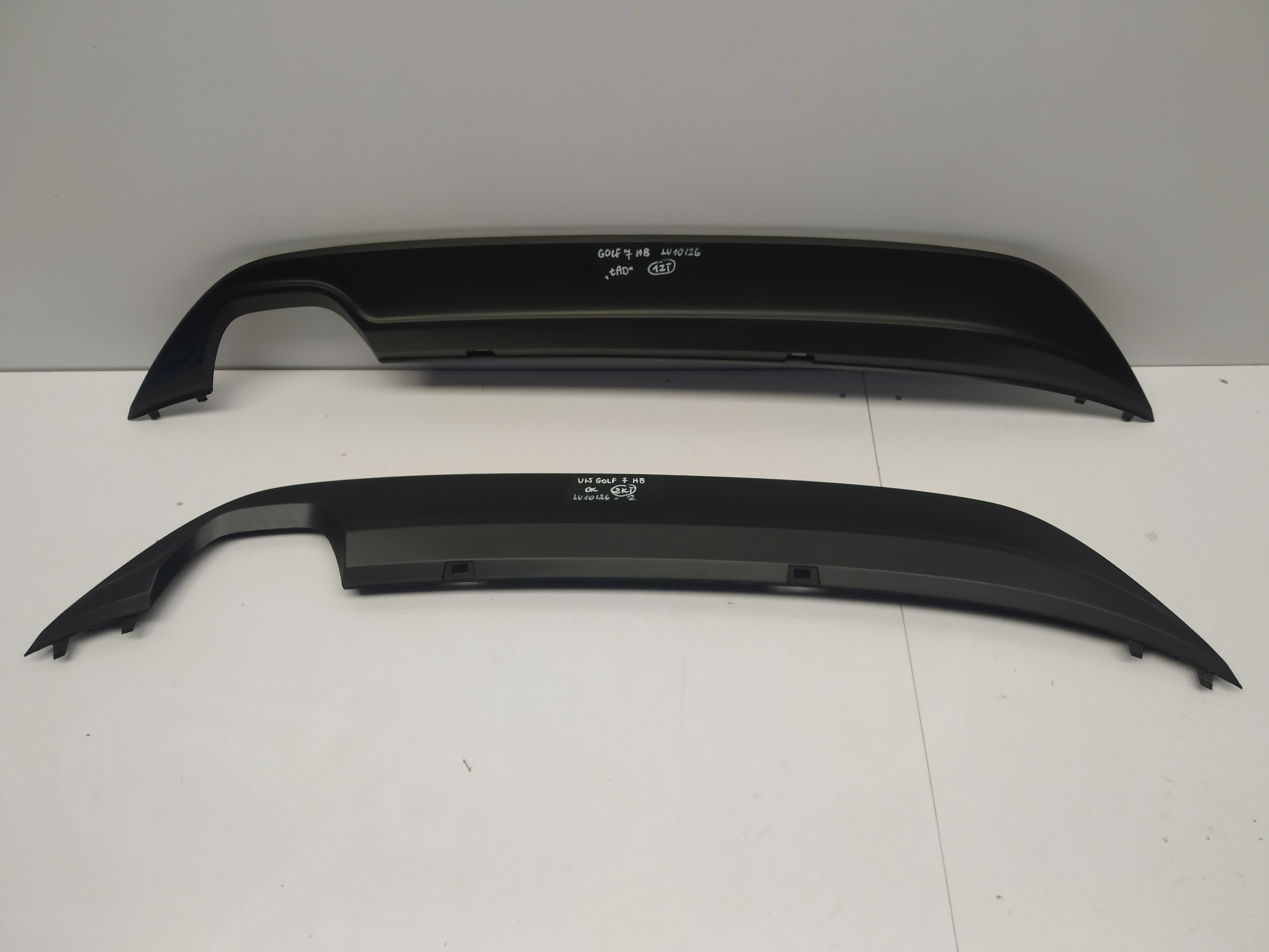 16 Vw Golf VII 7 Hb hokej spoiler accessori diffusore Paraurti posteriore 5G6807568D