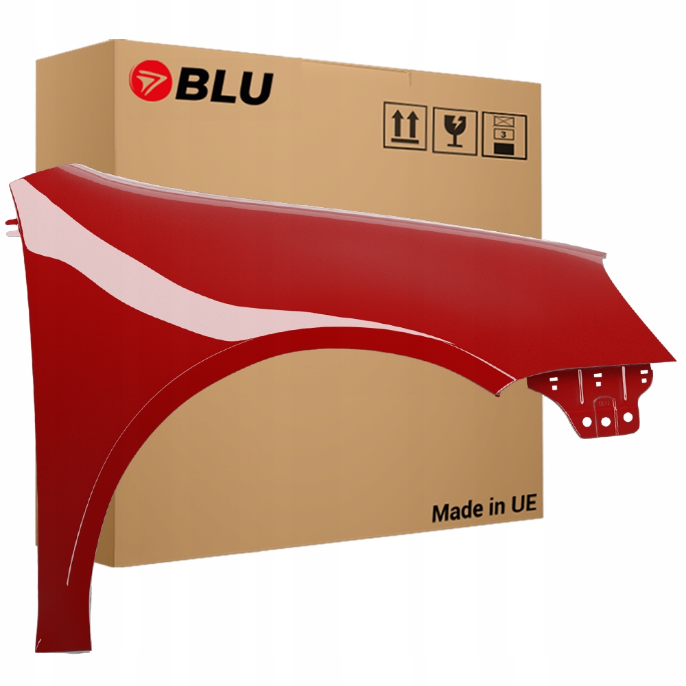 Blu Blatník Vw Golf V 5 LA3X pravý červený 03-09 přední hatchback pozink