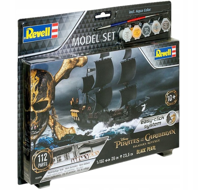 1/150 Skládací plachetnice Černá perla barvy Revell 65499