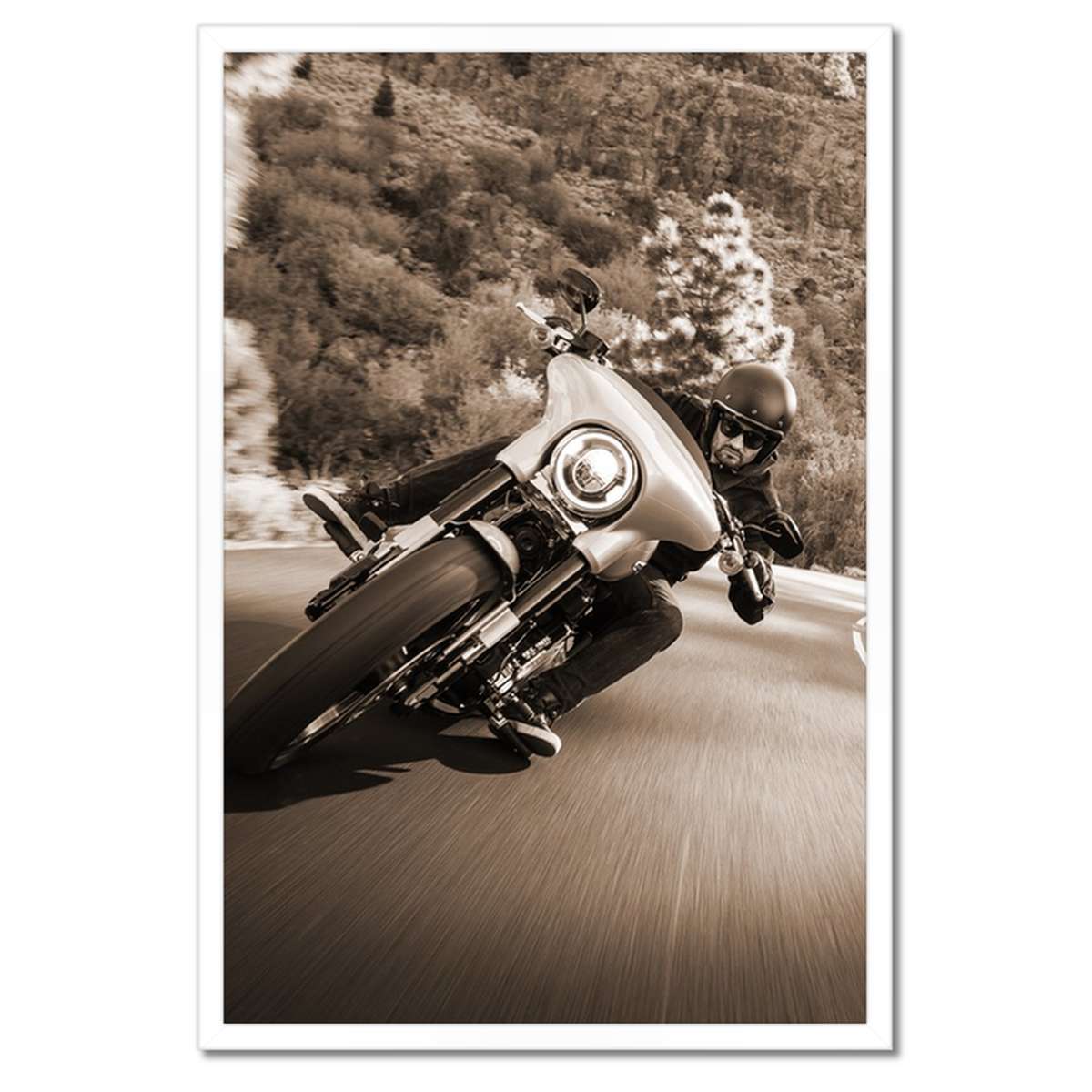 Plakáty v rámu 40x60 Harley Davidson Motocykl