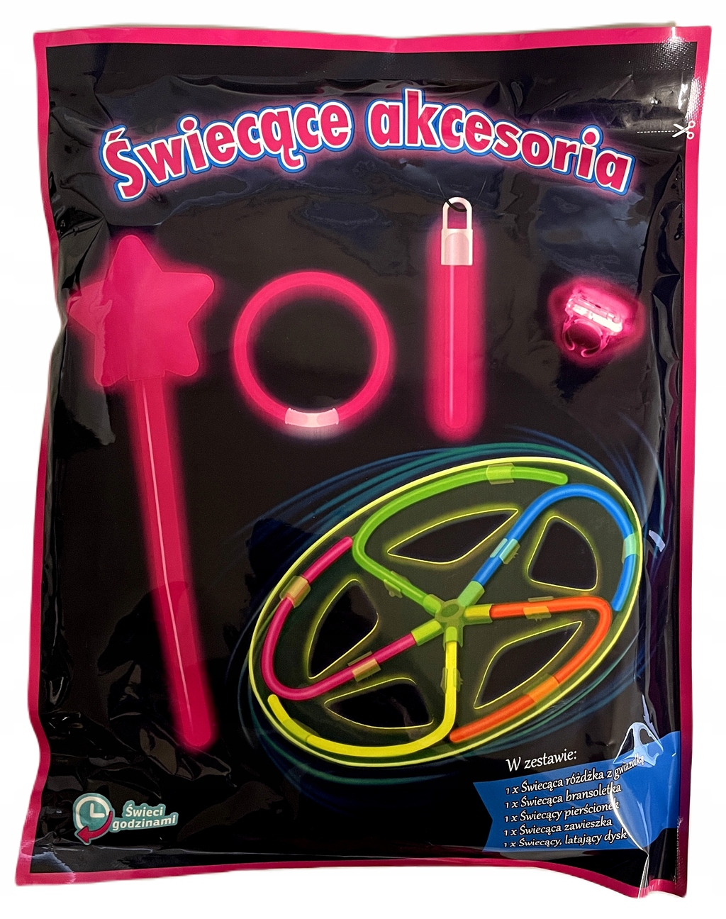 

Świecące akcesoria Różdżka z gwiazdką