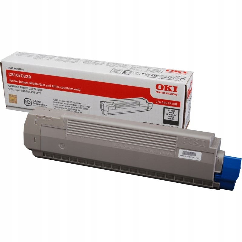 Oki originál tonerová kazeta 44059108/ C810/ C830/ 8000 stran/ Černá