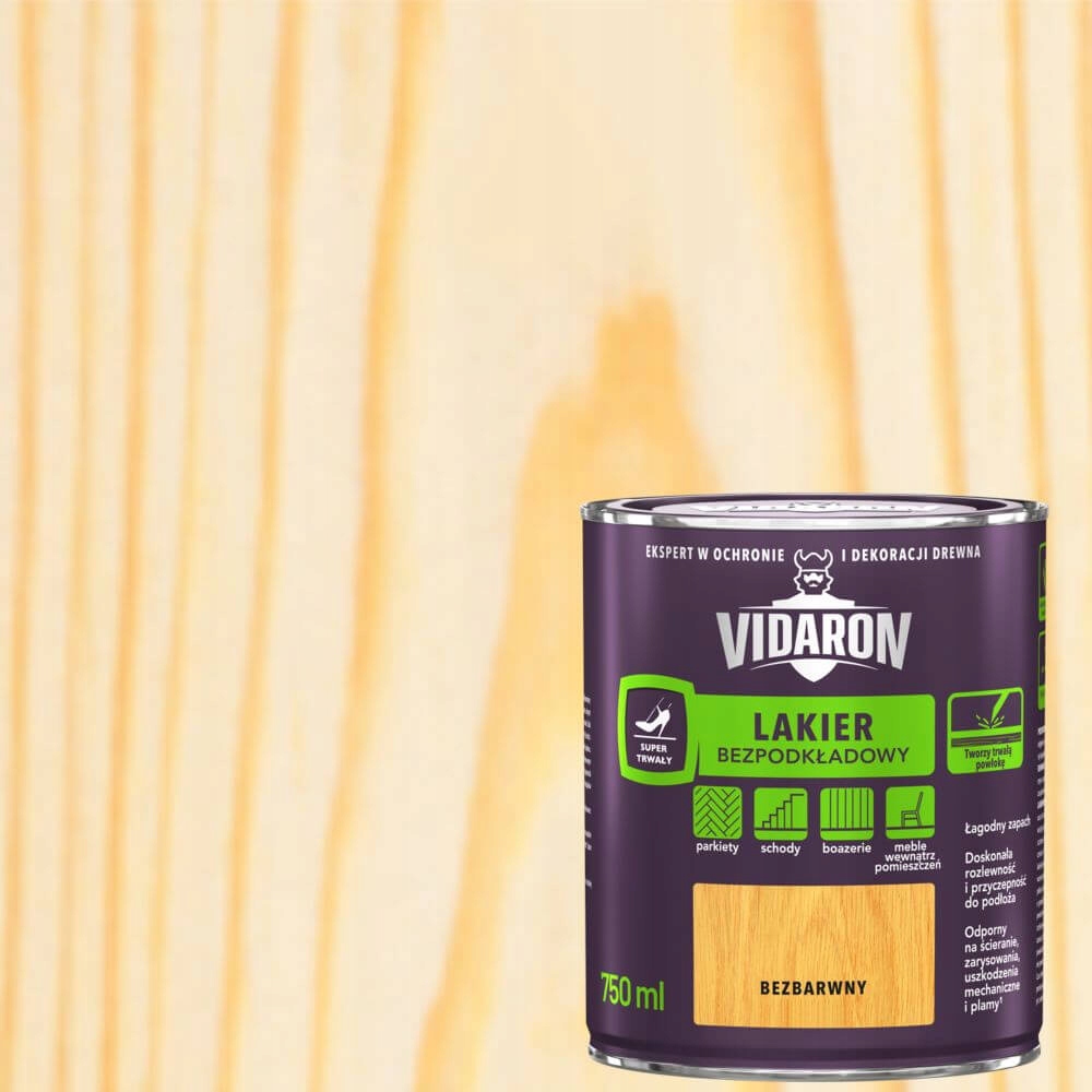 

Lakier Bezpodkładowy Mat 750 ml Vidaron