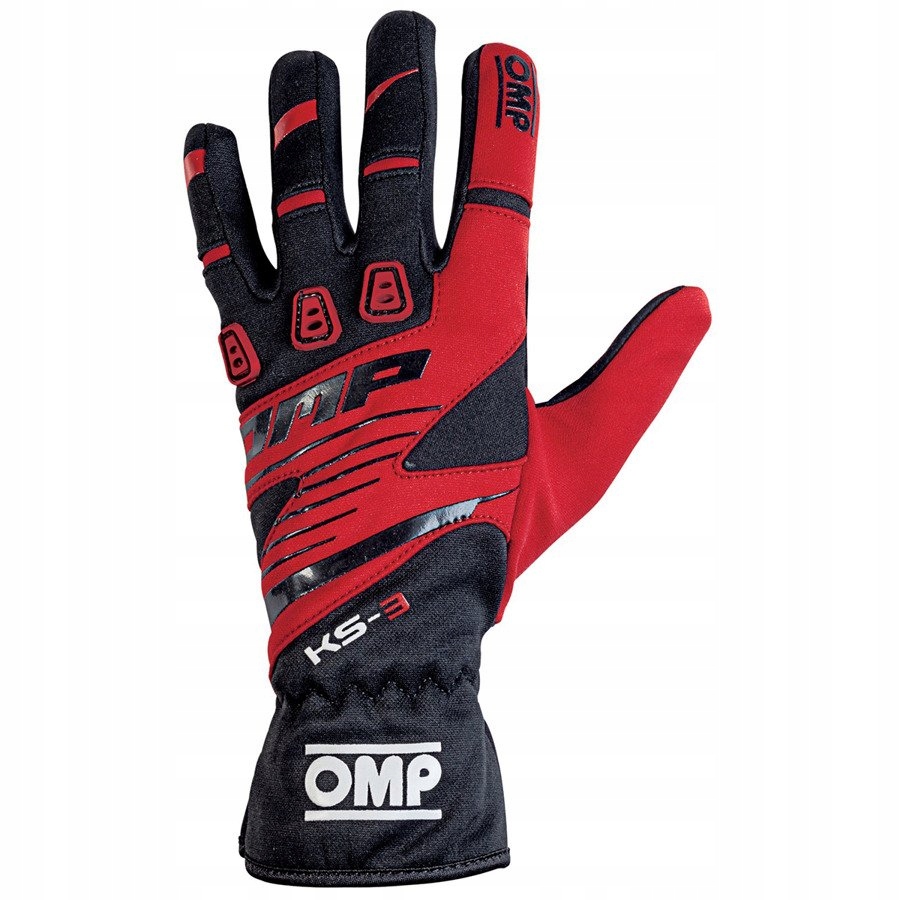 Kartingové rukavice Omp KS-3 červené