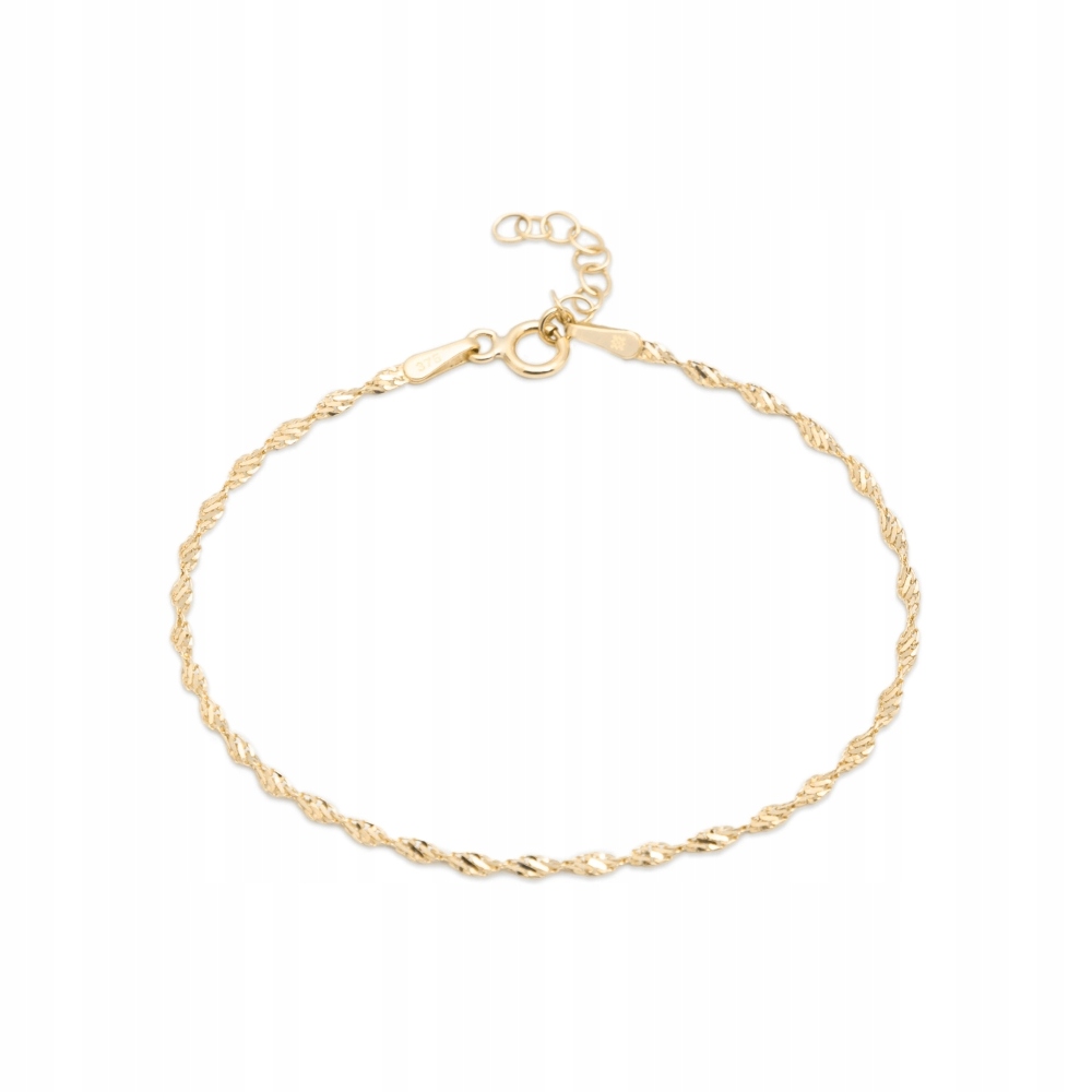 Bransoletka złota Ania Kruk singapur złoto 375