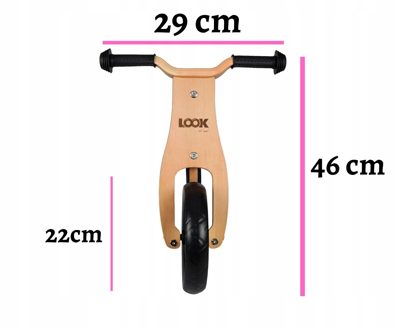 MillyMally Rower Biegowy Pchacz 3-koła Look Natura Model look