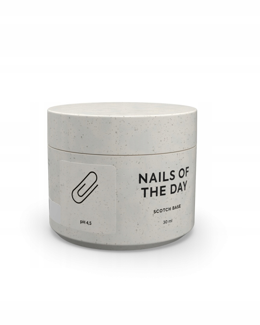 Nailsoftheday Scotch Base – tekutá hybridní báze pro vtěrky a pedikúru, 30