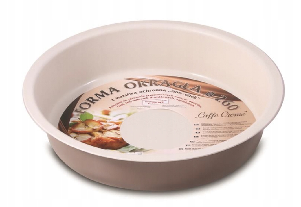 

Blacha Okrągła Forma Do Pieczenia Tarty Ciast 26CM