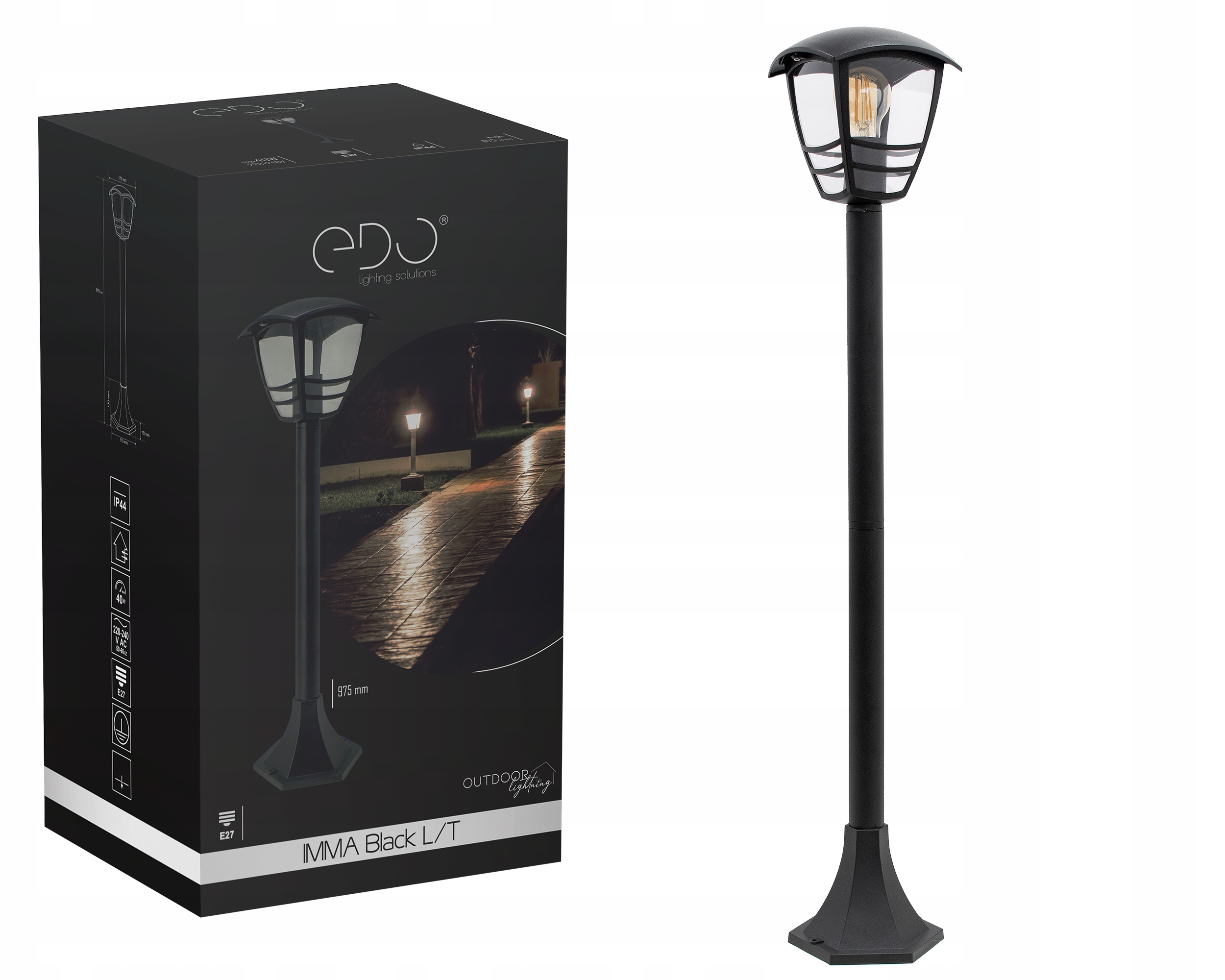 

Lampa Ogrodowa Stojąca IP44 Słupek Latarnia 100