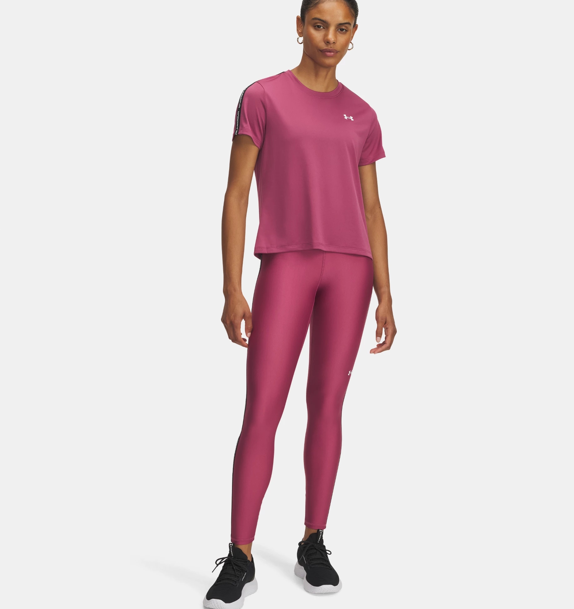 Legginsy damskie do jogi i pilatesu z wysokim stanem Under Armour Tape XL