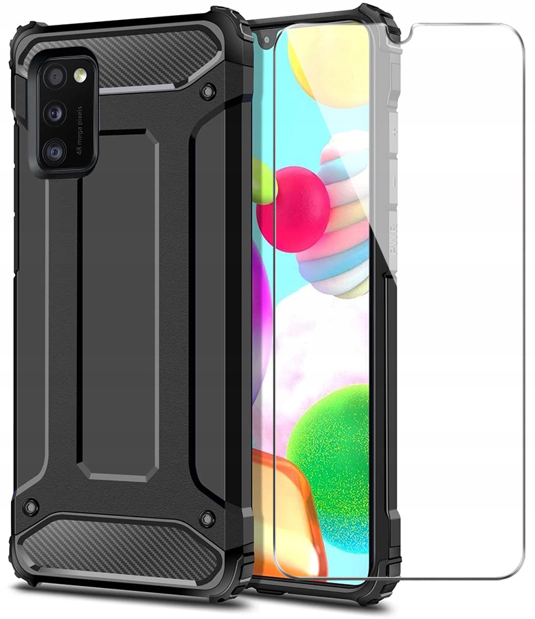 

Etui Pancerne Armor Szkło do Samsung Galaxy A41