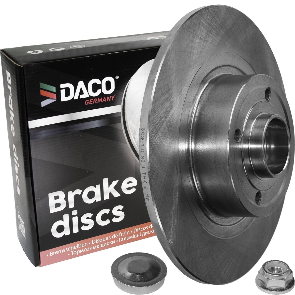 603016 - Тормозной диск DACO задний Scenic II Megane универсал
