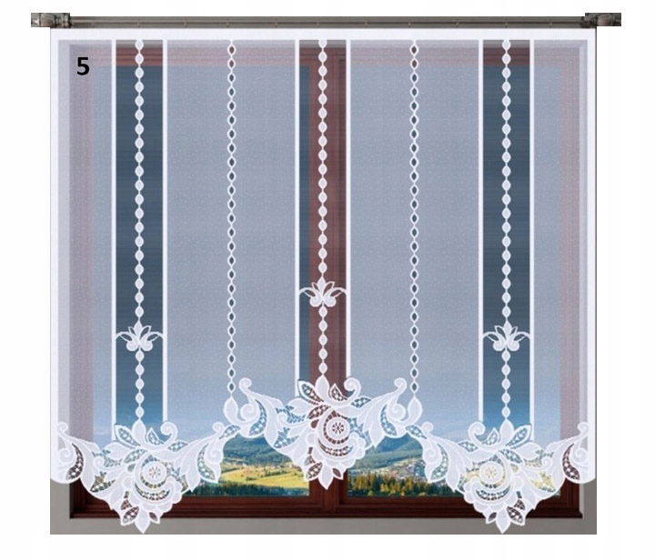 

Mg Masza panel Ekran firana Ażur Żakard 150x150 cm